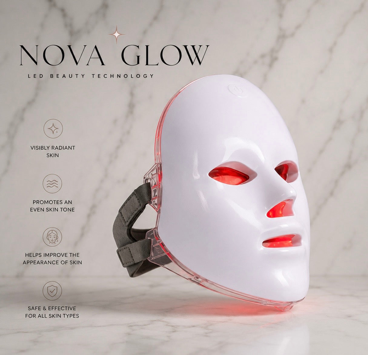 Nova Glow™  LED Facial Therapy Mask
