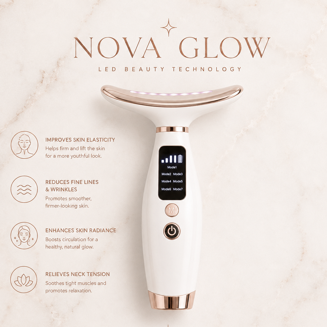 Nova Glow™ Skin Firming & Rejuvenation Tool